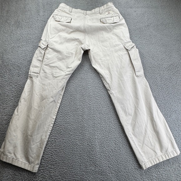 Polo Jeans Company Freighter Pants Mens 30x29 Beige Cargo Ralph Lauren Y2K VTG - Picture 7 of 8